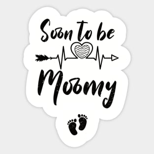 Soon To Be Mommy Est 2021 Sticker